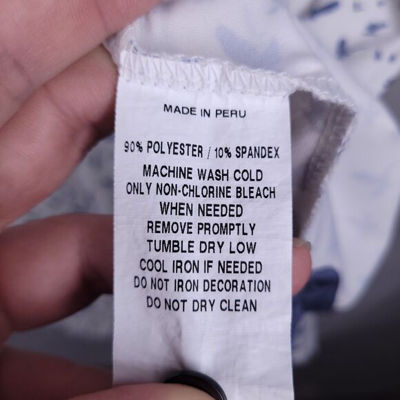 Greyson Polo Shirt Mens XL White Eagle Print AOP Golf Performance - Picture 11 of 12